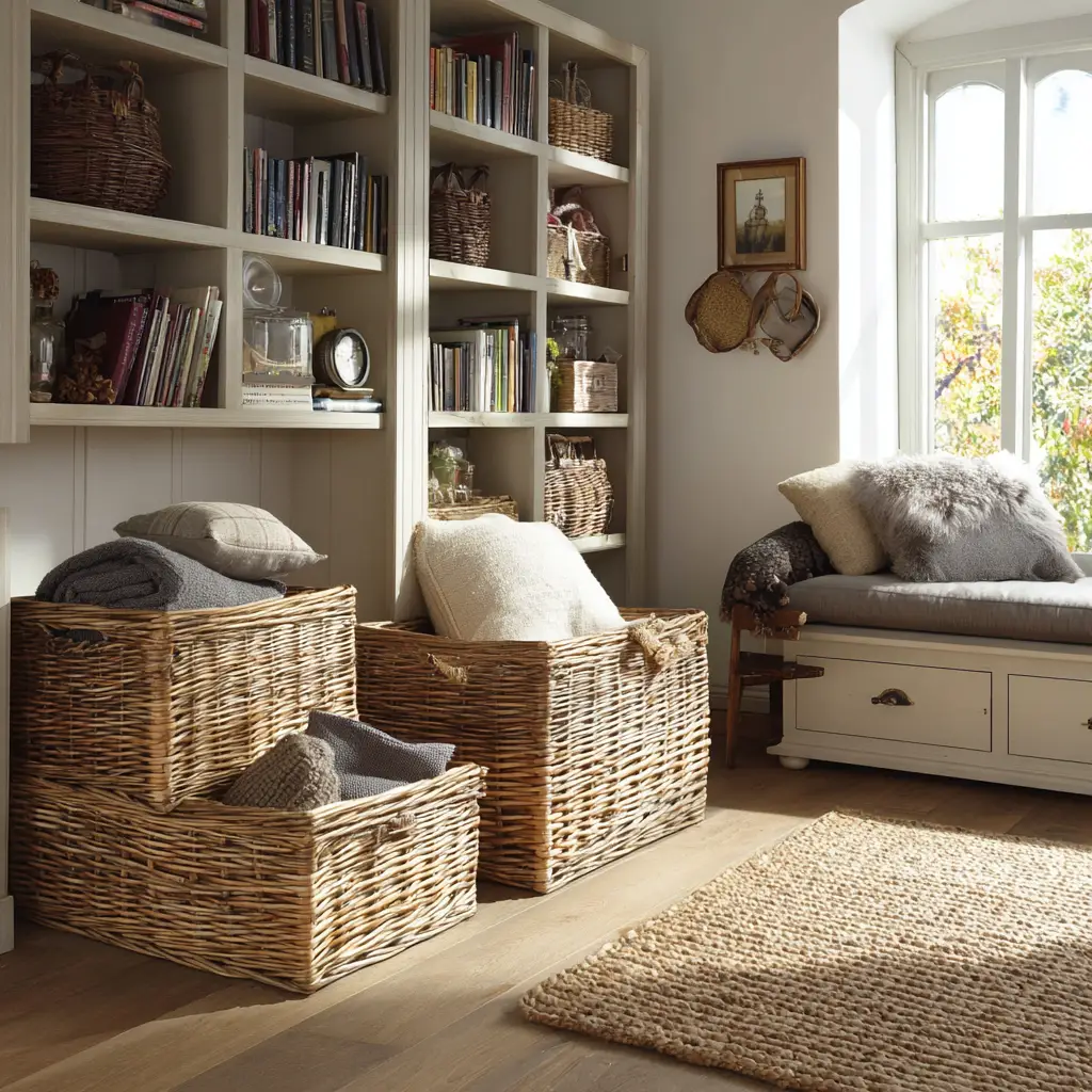 Wicker Storage Baskets
