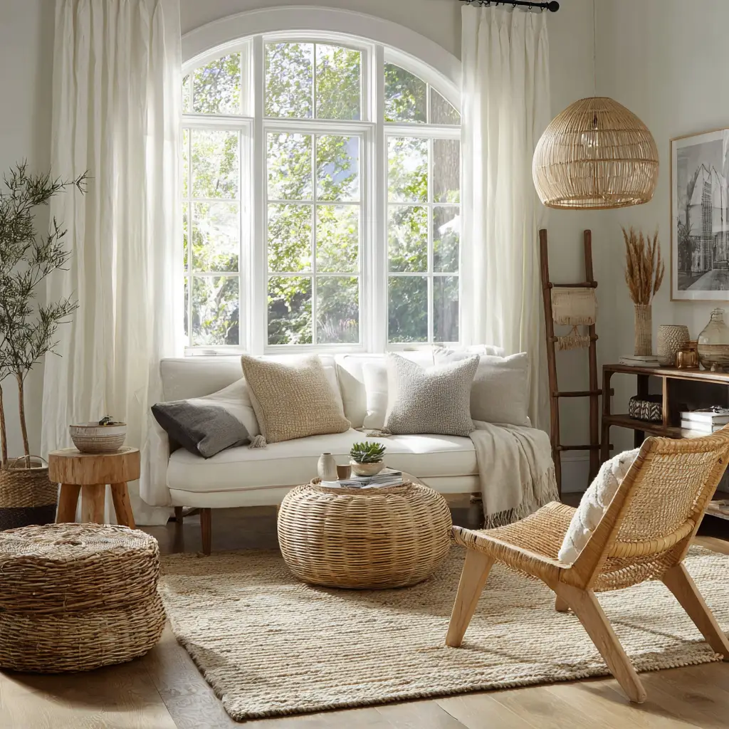 Wicker or Rattan Accents