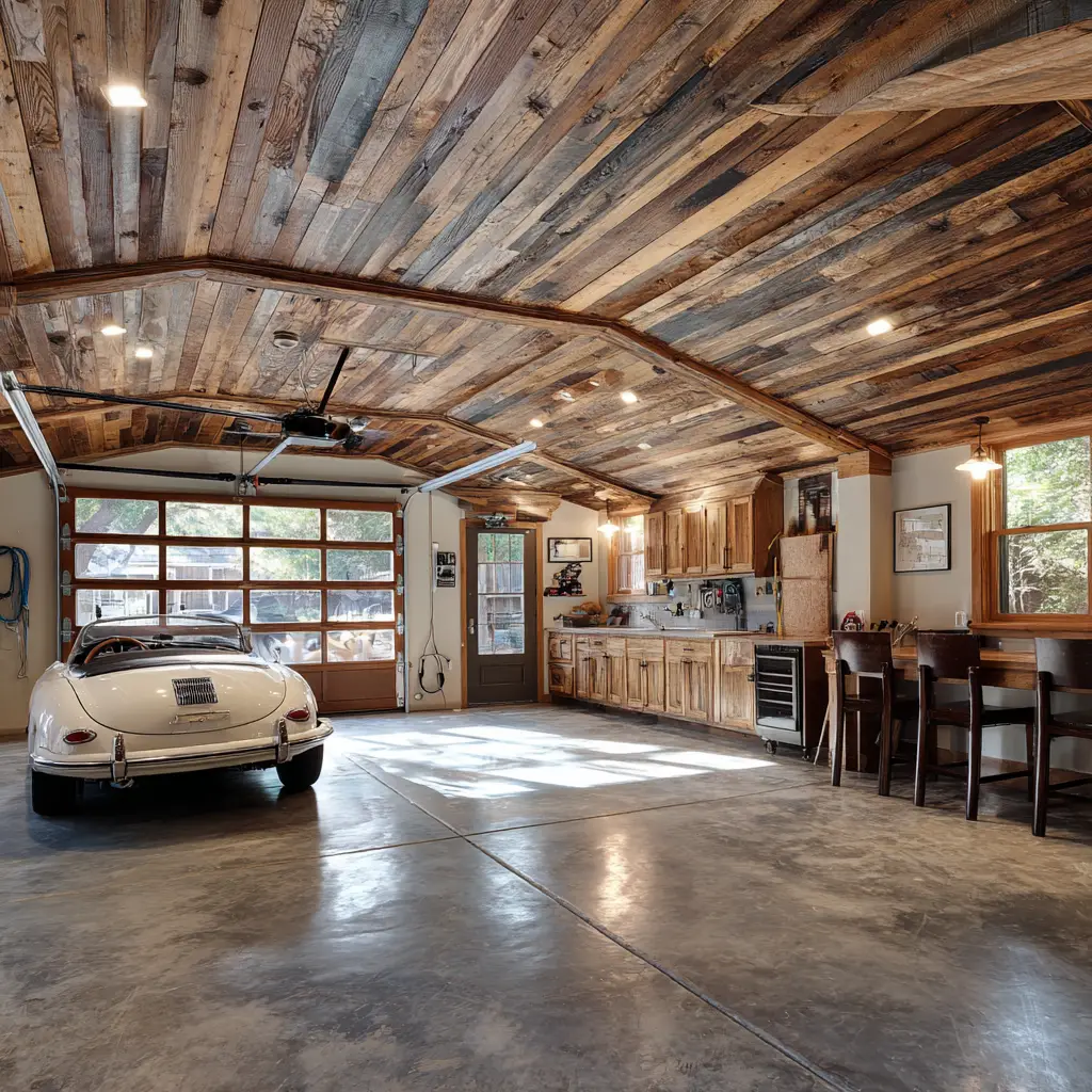 Wood Panel Ceiling