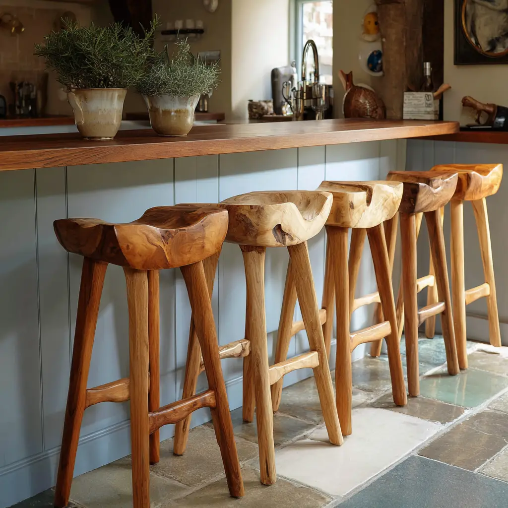 Wooden Bar Stools