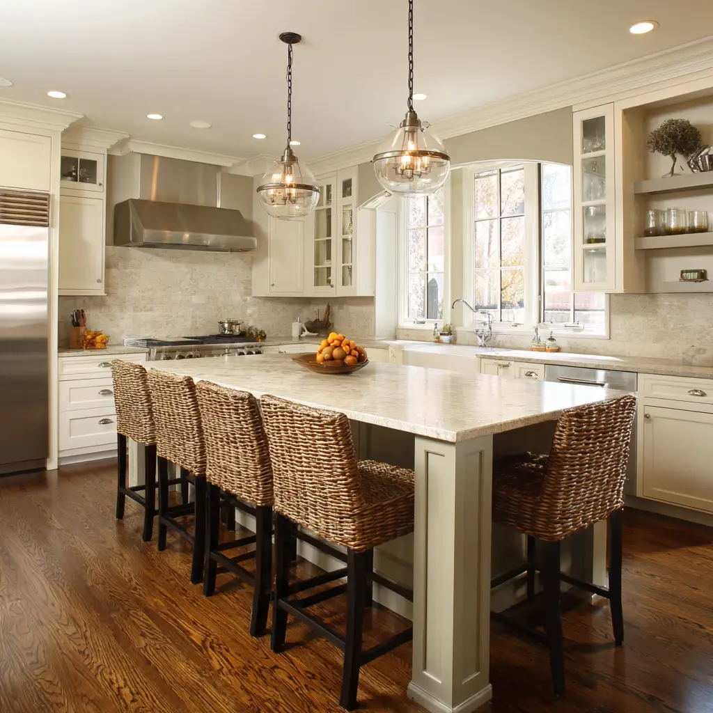 Add a Kitchen Island with Seating