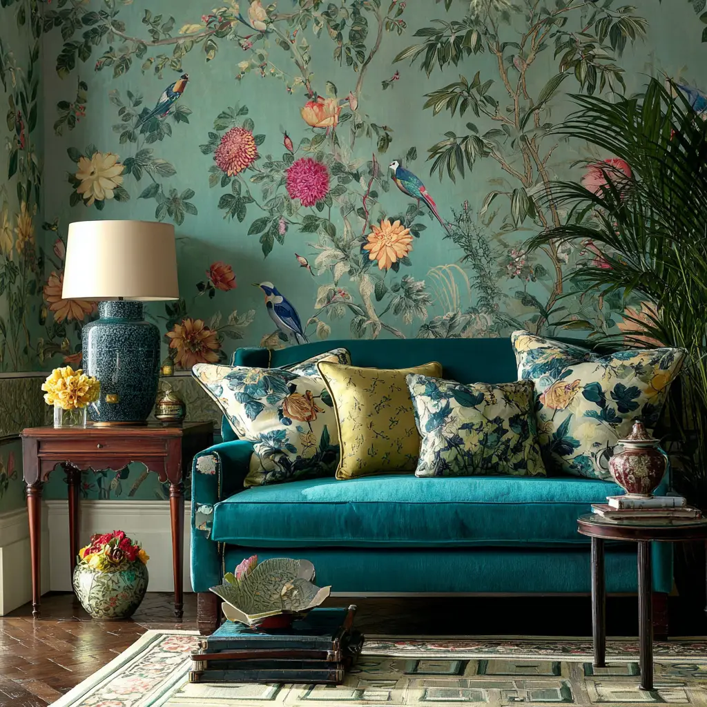 Botanical Prints on Furniture