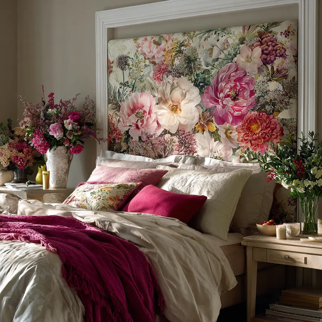 Floral Headboard