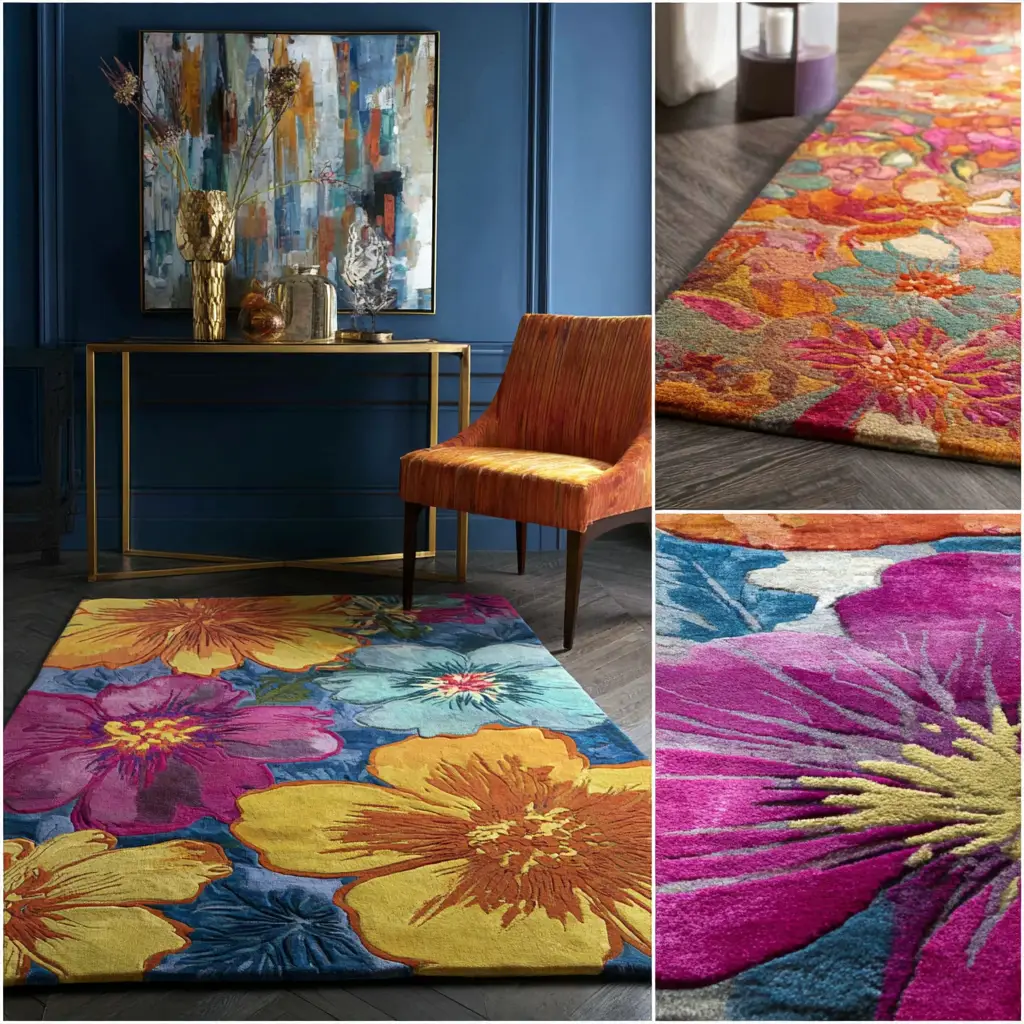 Flower-Inspired Rugs