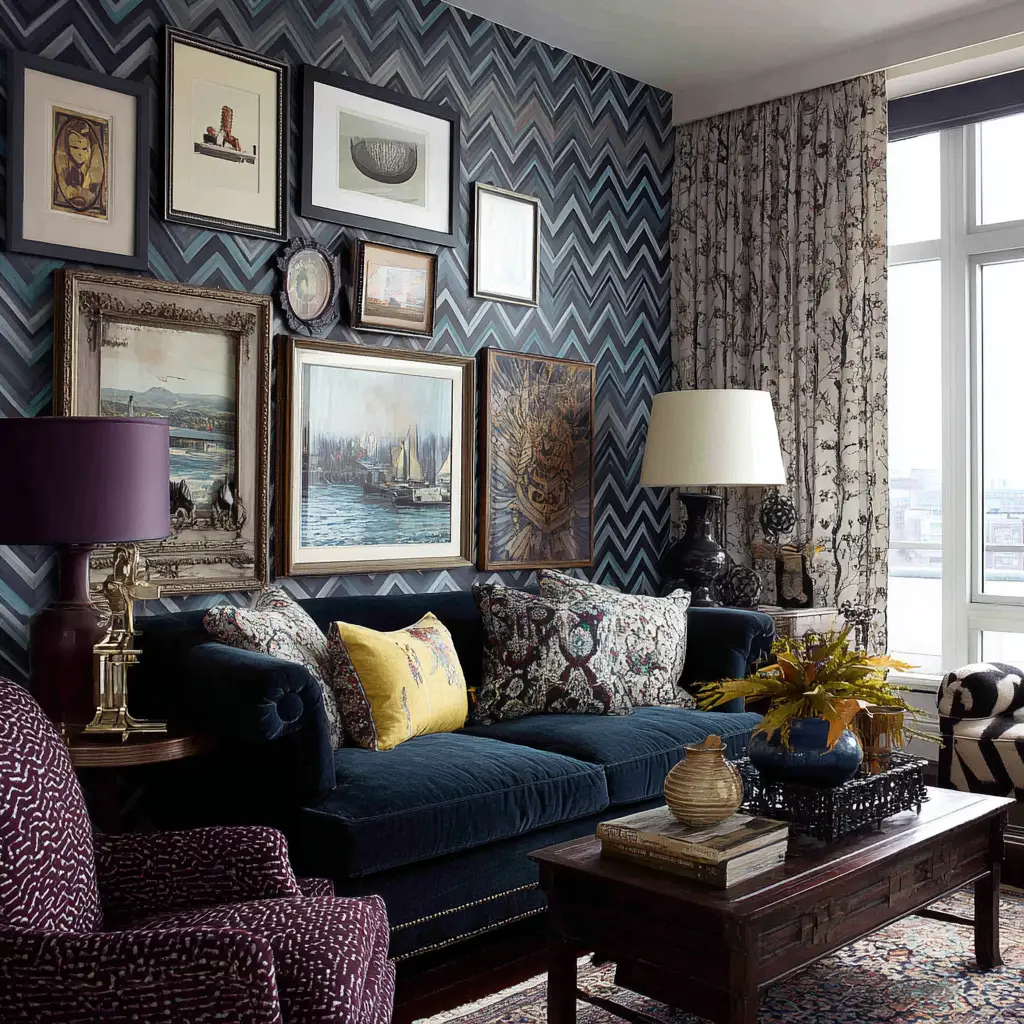 Mix of Patterns and Textures