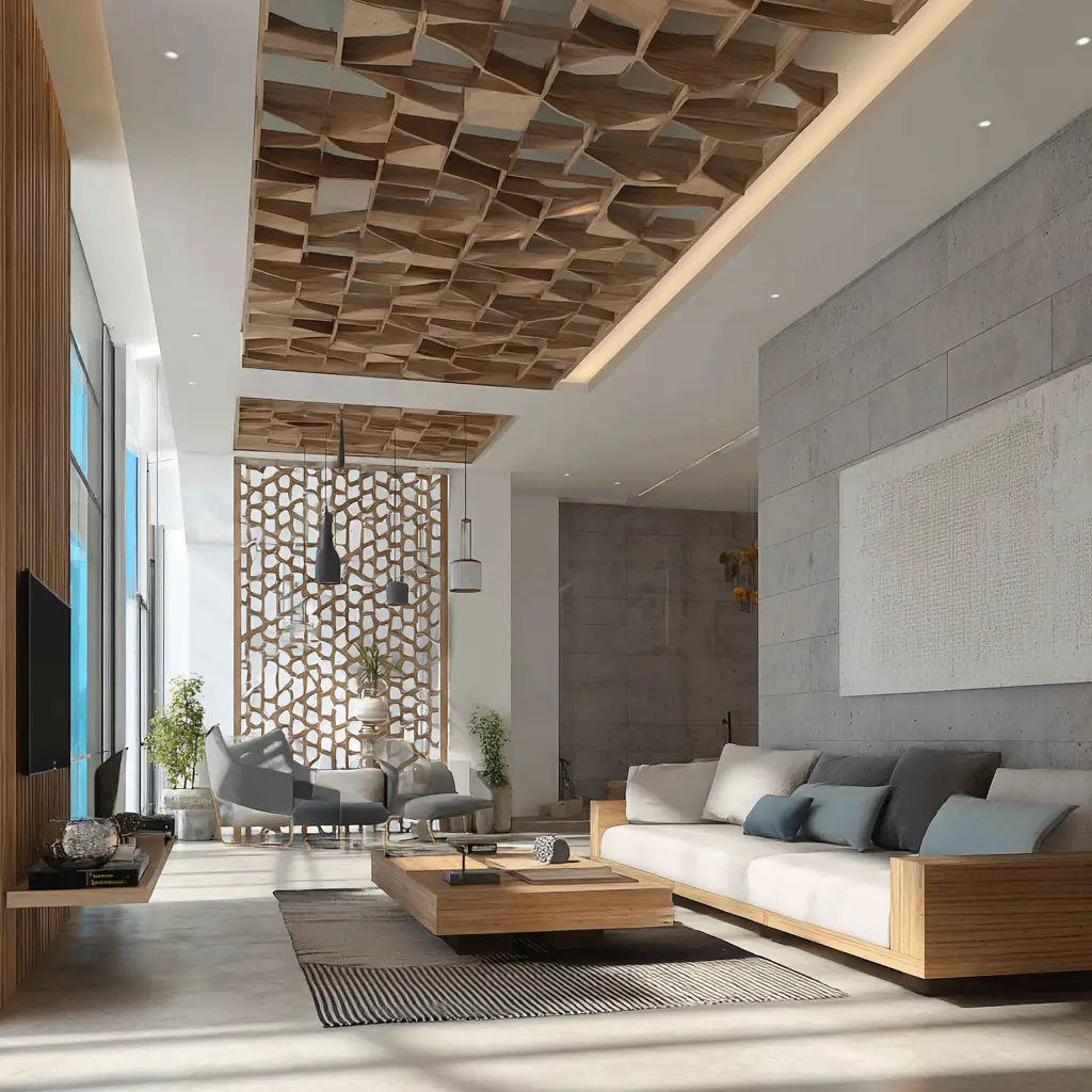 Use Ceiling Design for Separation