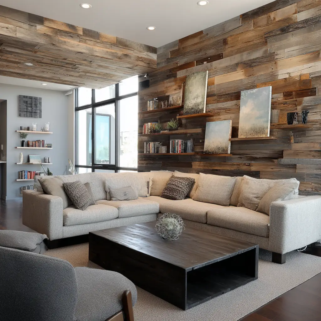 Wooden Accent Wall