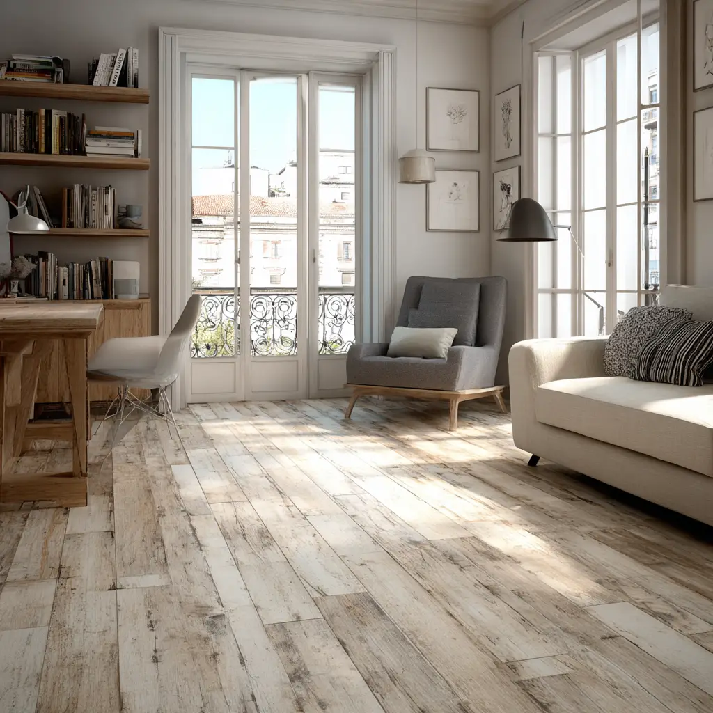 Wooden Flooring (or Wood-Look Tiles)
